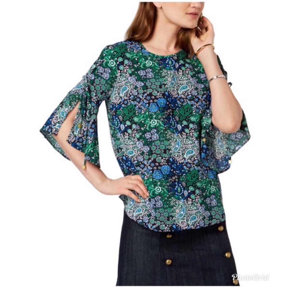Michael Kors Women’s Paisley Remix printed top.